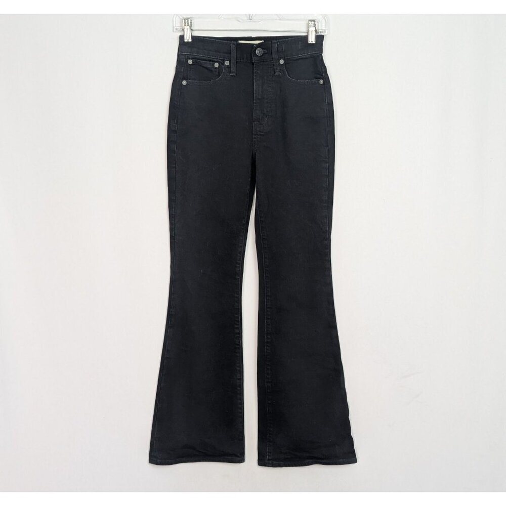 Madewell sz 23 The Perfect Vintage Flare Jean in Sherborn Wash Black Boot cut